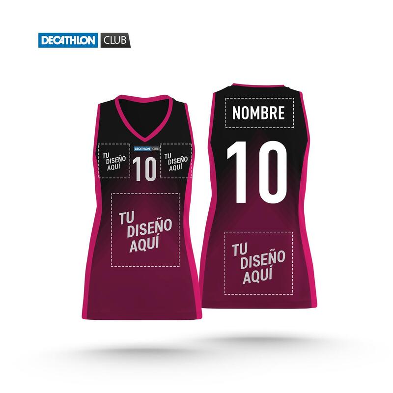 CAMISETA BALONCESTO SIN MANGAS MUJER PERSONALIZADA MODELO CUP