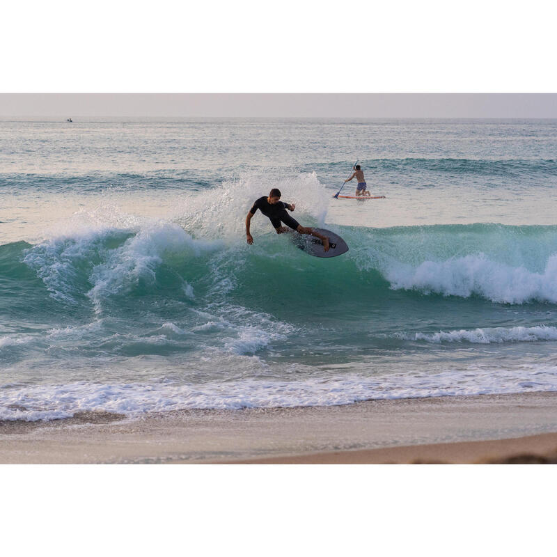 Skimboard voor volwassenen 900 blauw grijs composietmateriaal