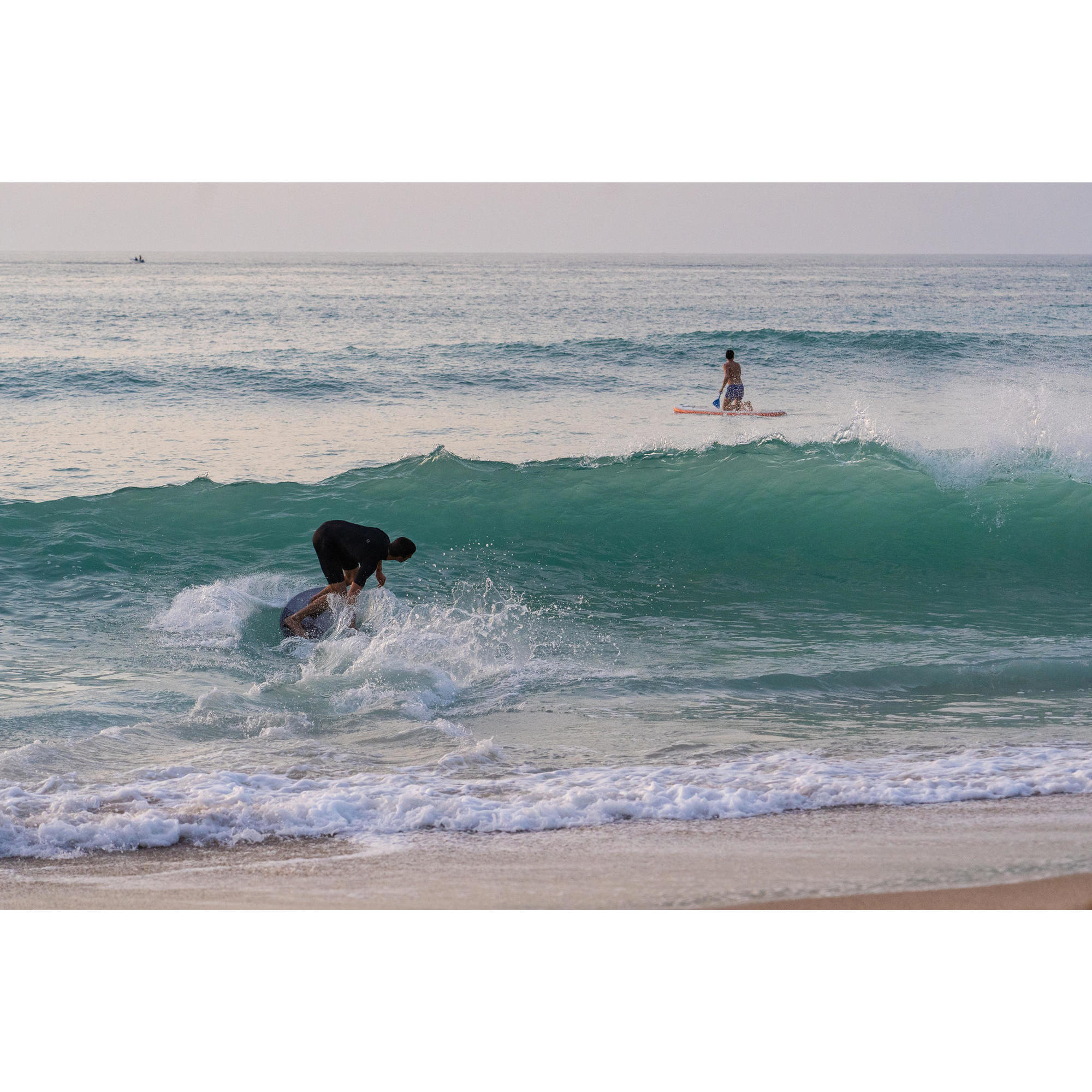 Skimboard 900 Adult blue gray Composite fiber