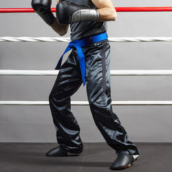 Pantalón kick boxing full contact Outshock 500 negro