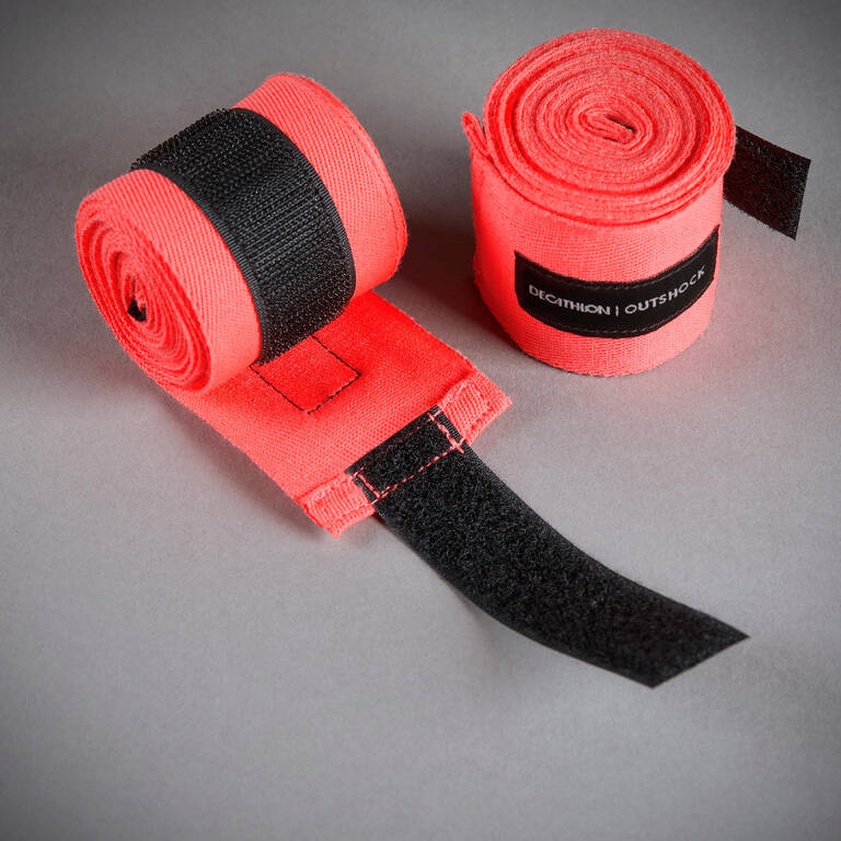 Boxing Wraps 2,5 m Pink Decathlon