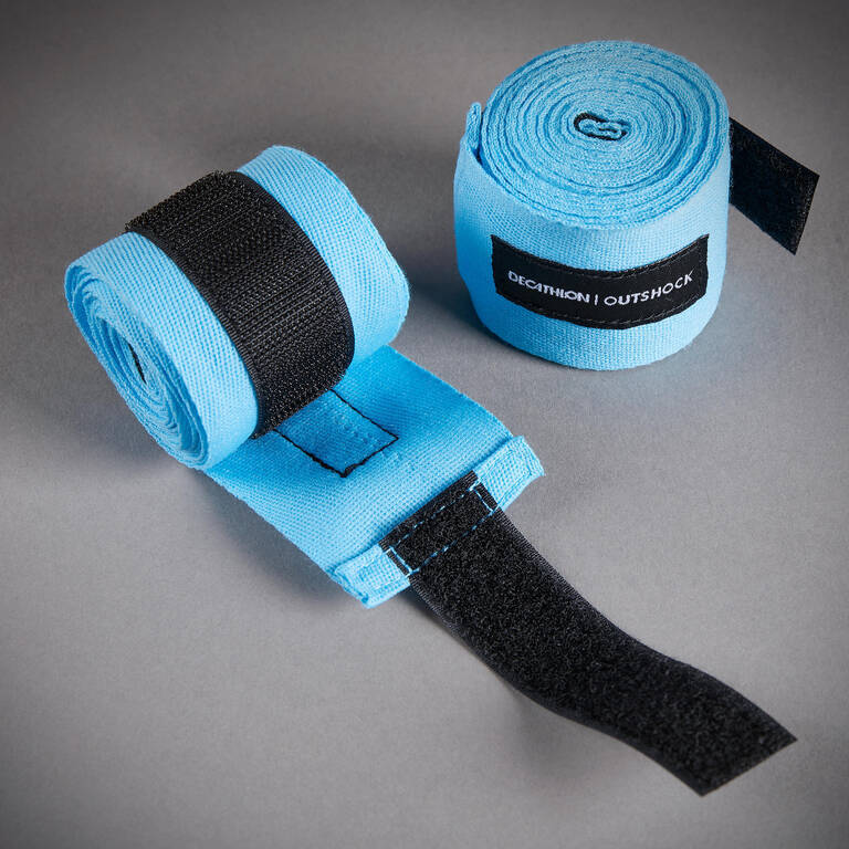 Boxing Wraps 2.5m Blue Decathlon