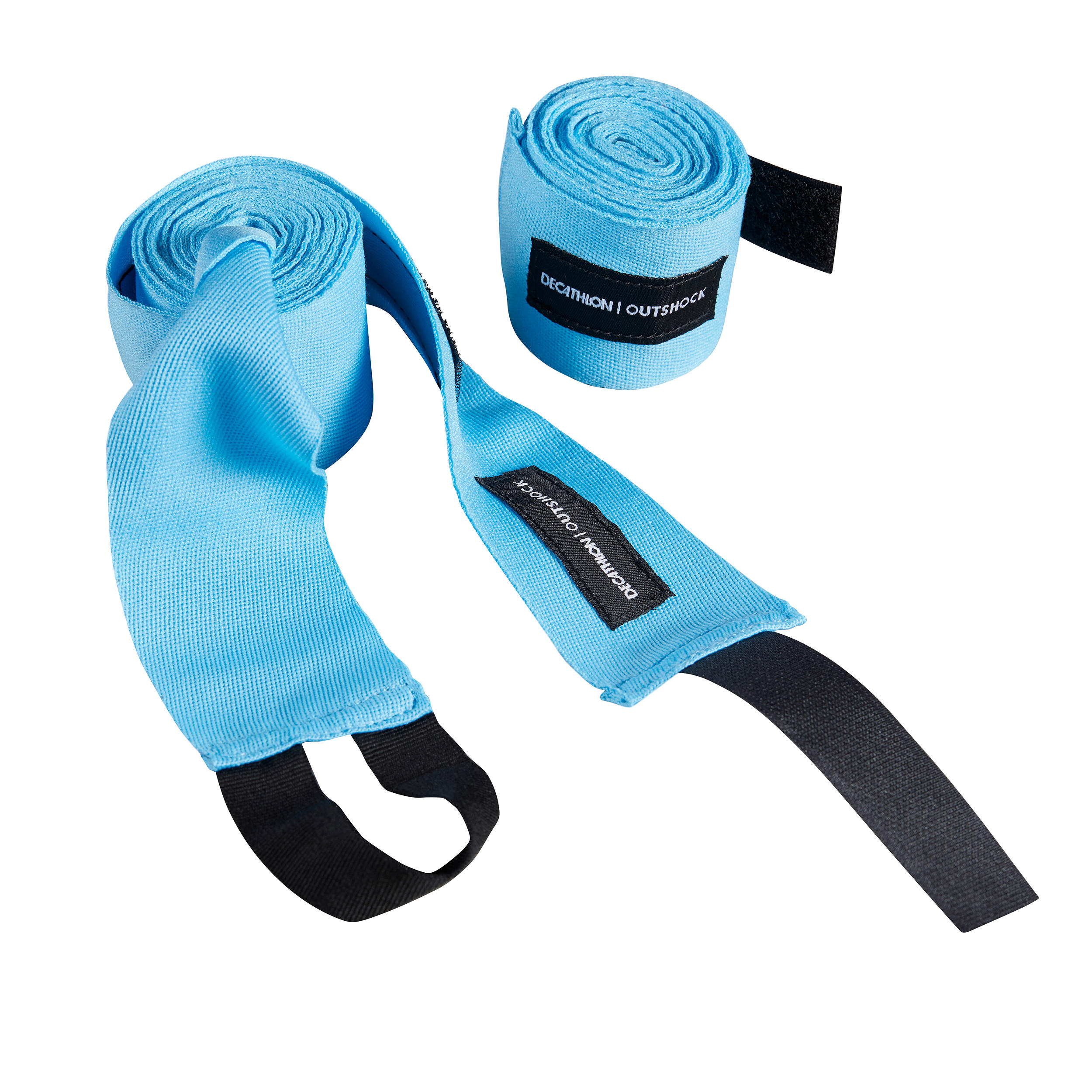 

Boxing Wraps 100 2.5m - Blue -  By OUTSHOCK | Decathlon