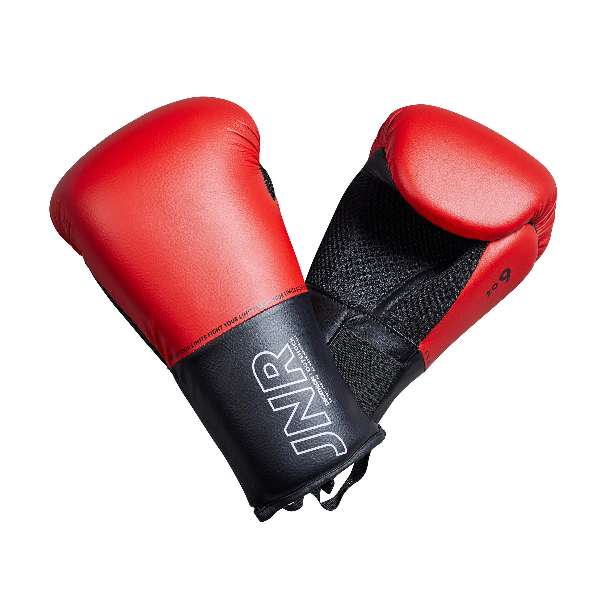 DECATHLON DOMYOS OUTSHOCK SET PUNCHING BALL + BOXHANDSCHUHE 4 OZ KINDER