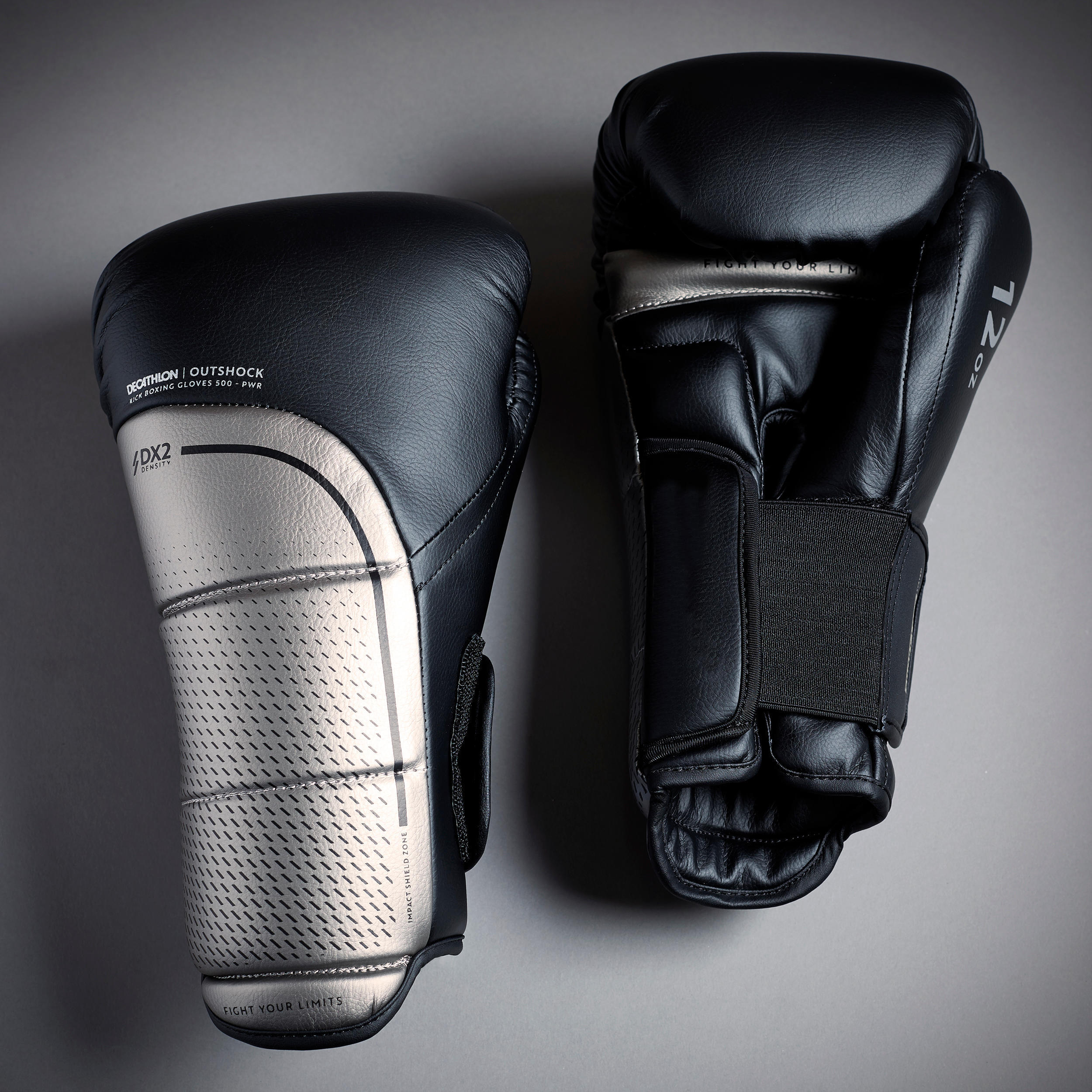 OUTSHOCK Guantes boxeo kick boxing Outshock 500 negro