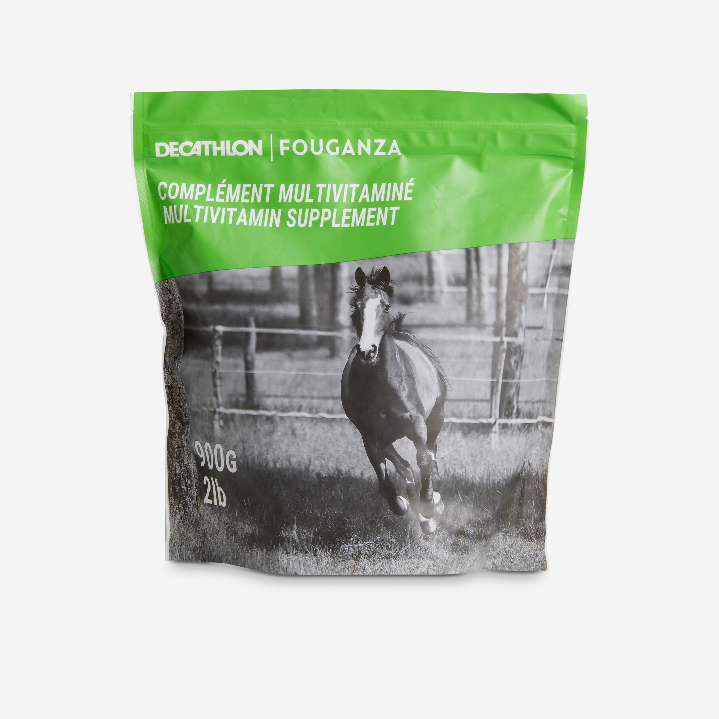 Decathlon | Integratore alimentare equitazione pony e cavallo CMV multivitaminico 900 g |  Fouganza