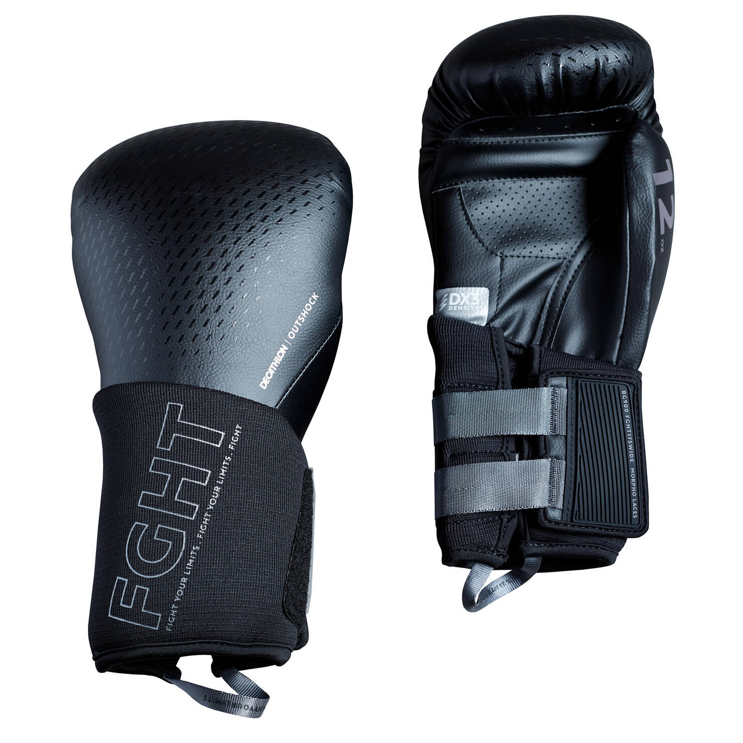 Adult Sparring Boxing Gloves 900 Black