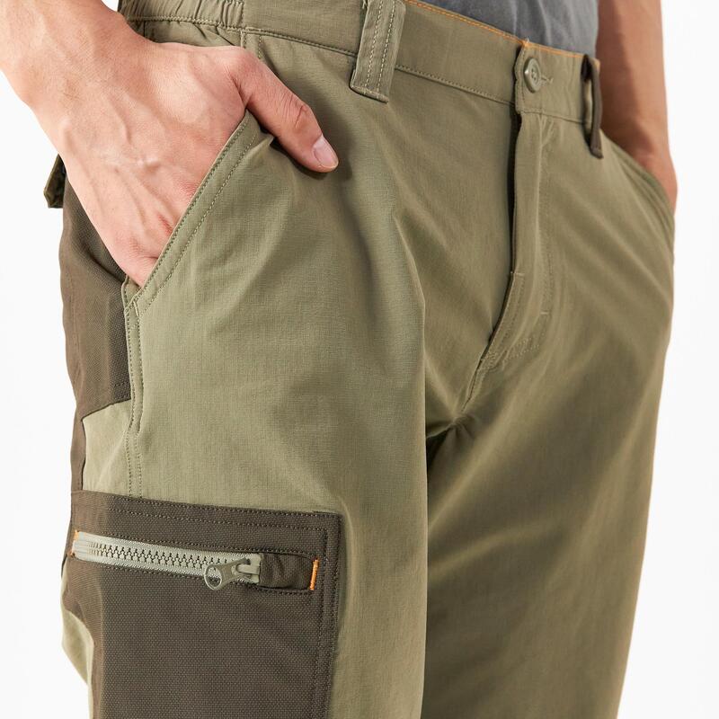 Pantalón De Caza Hombre Solognac 520 Verde Ligero Transpirable Resistente