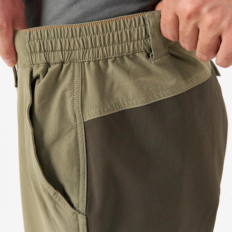 Pantalón De Caza Hombre Solognac 520 Verde Ligero Transpirable Resistente