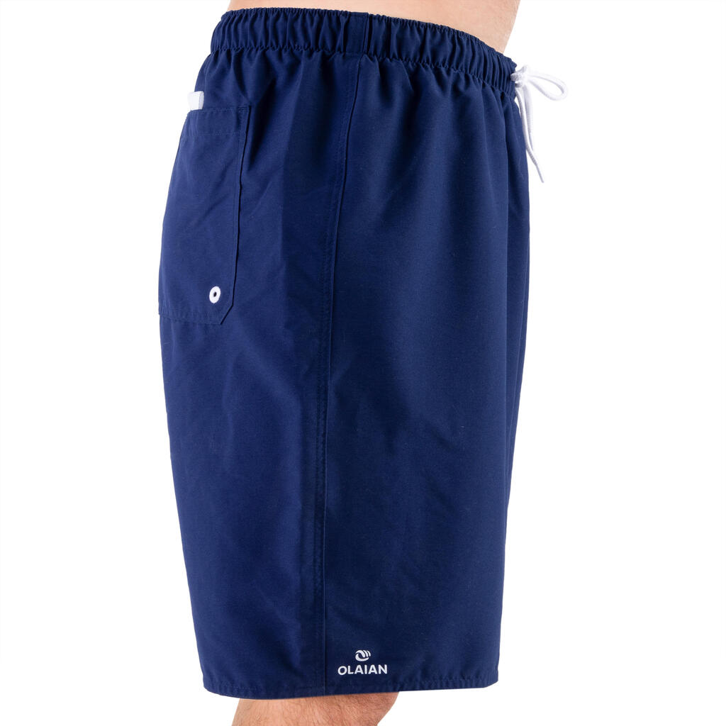 Boardshort long Hendaia bleu foncé