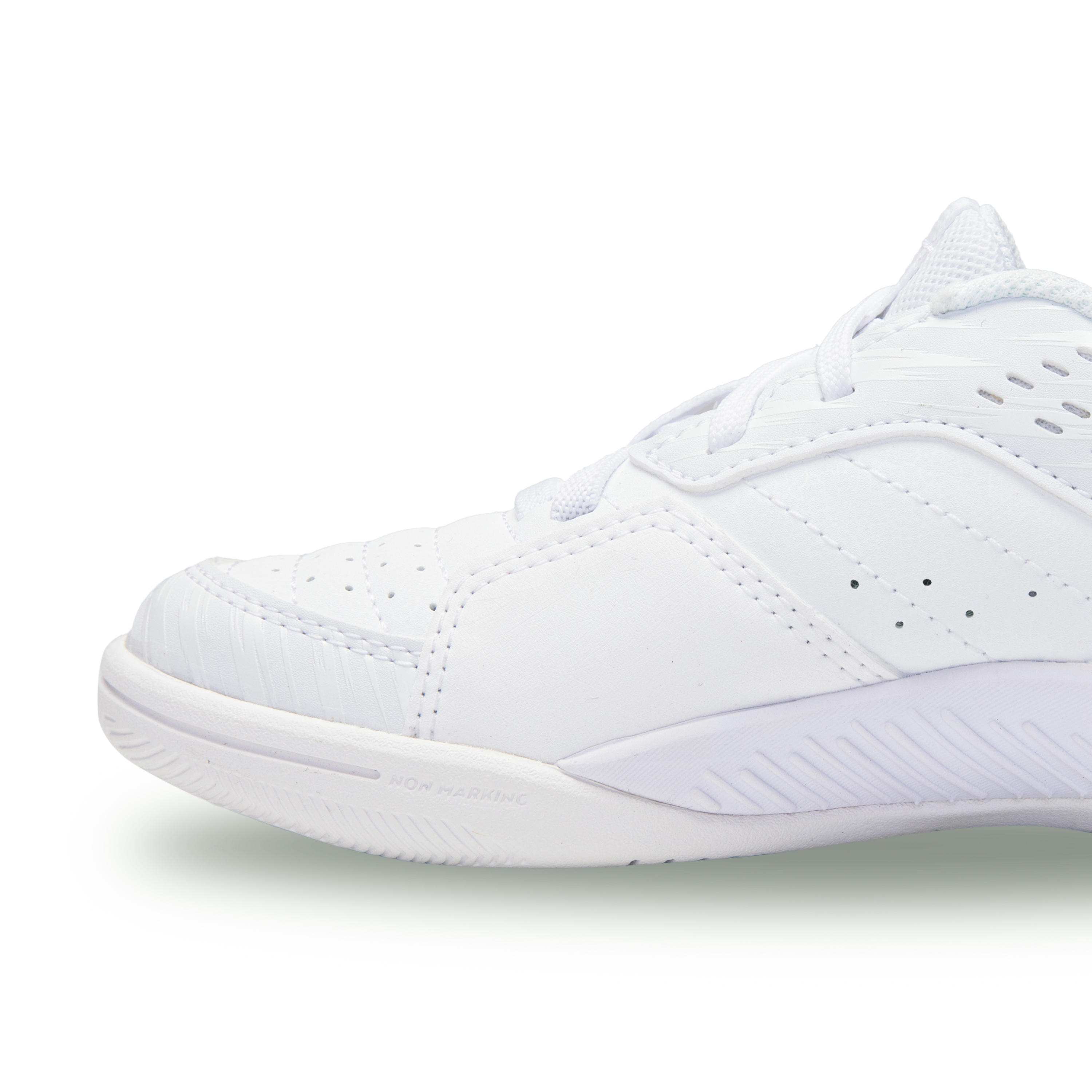 ZAPATOS DE FUTSAL NIÑOS ESKUDO500 BLANCO 16/18