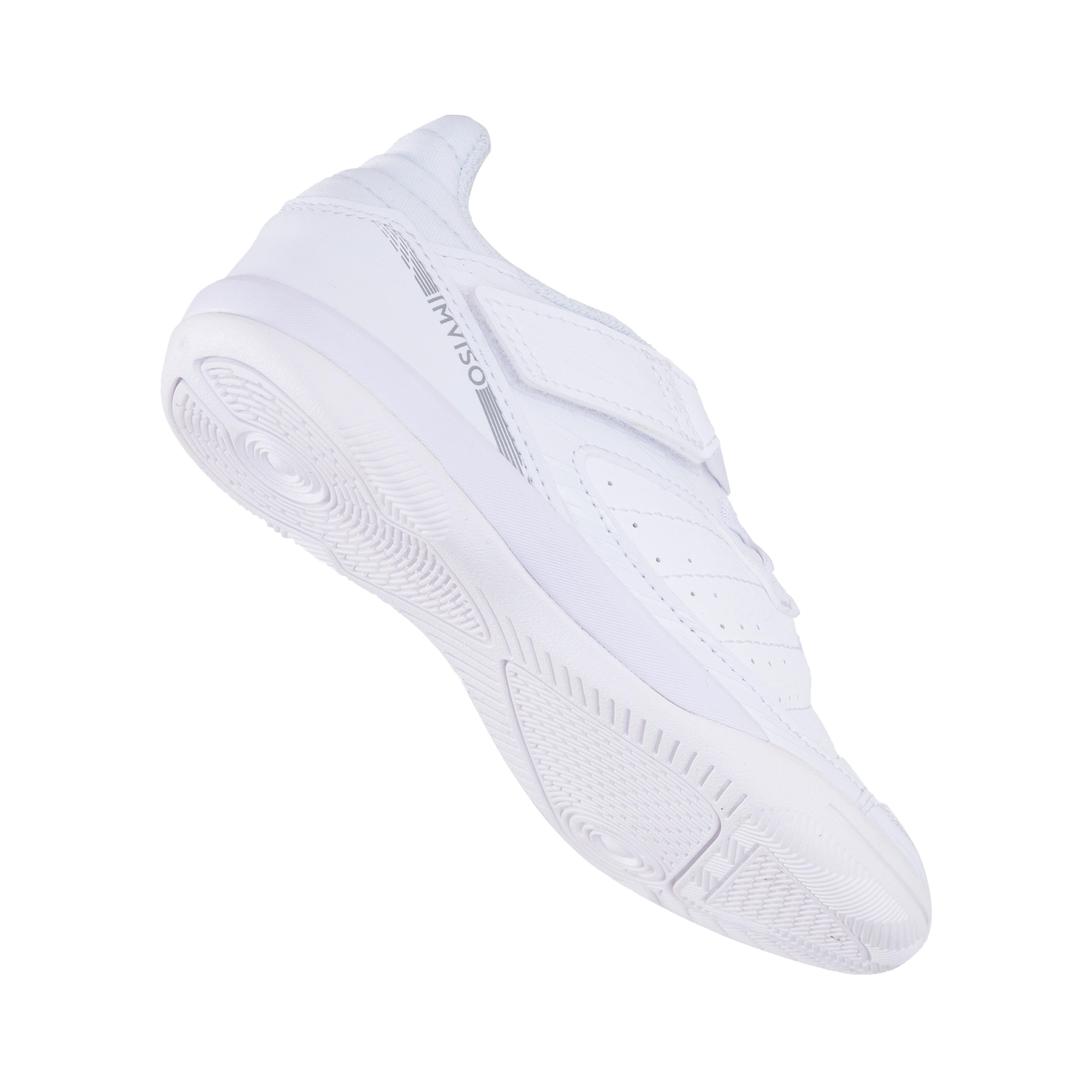 ZAPATOS DE FUTSAL NIÑOS ESKUDO500 BLANCO 15/18