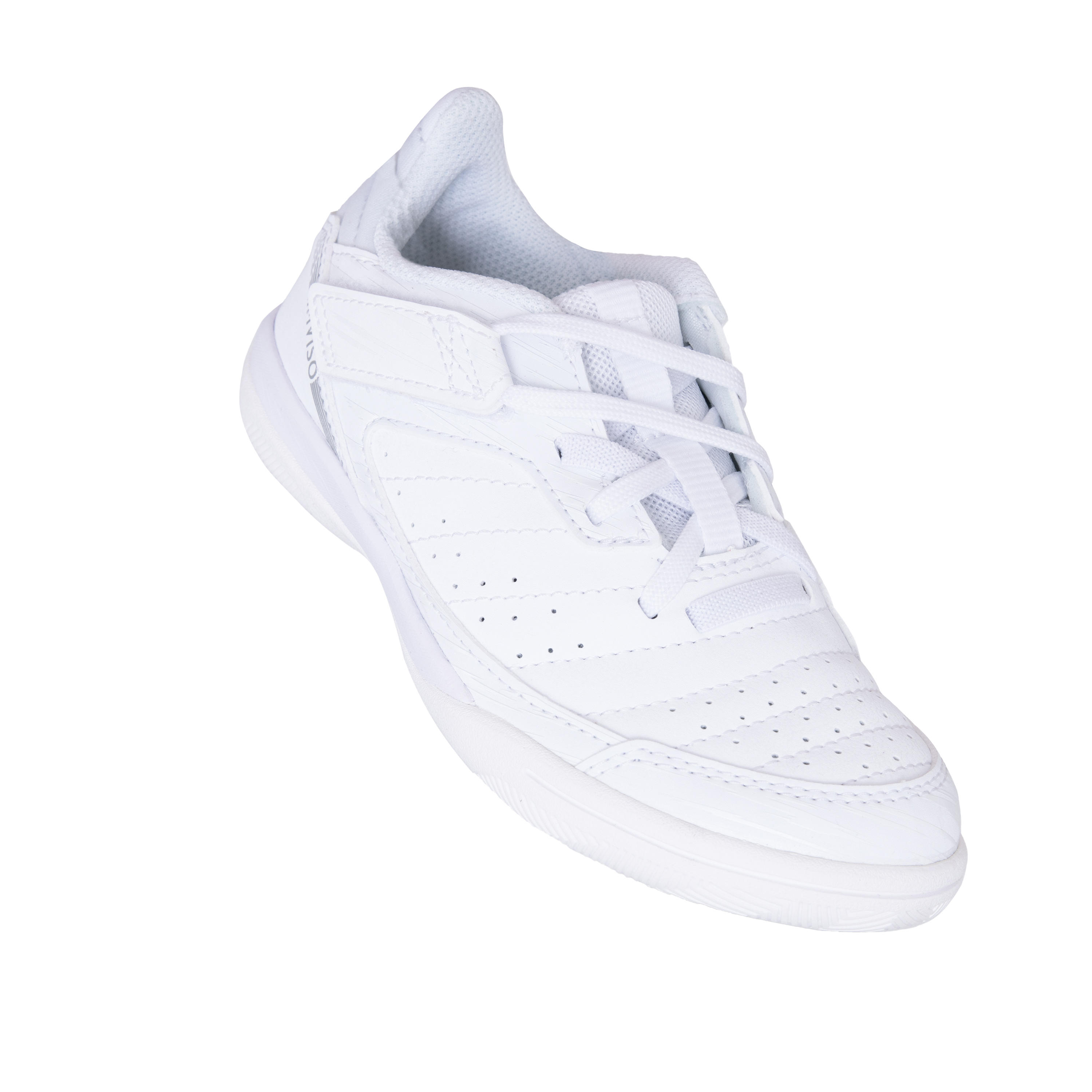 ZAPATOS DE FUTSAL NIÑOS ESKUDO500 BLANCO 14/18