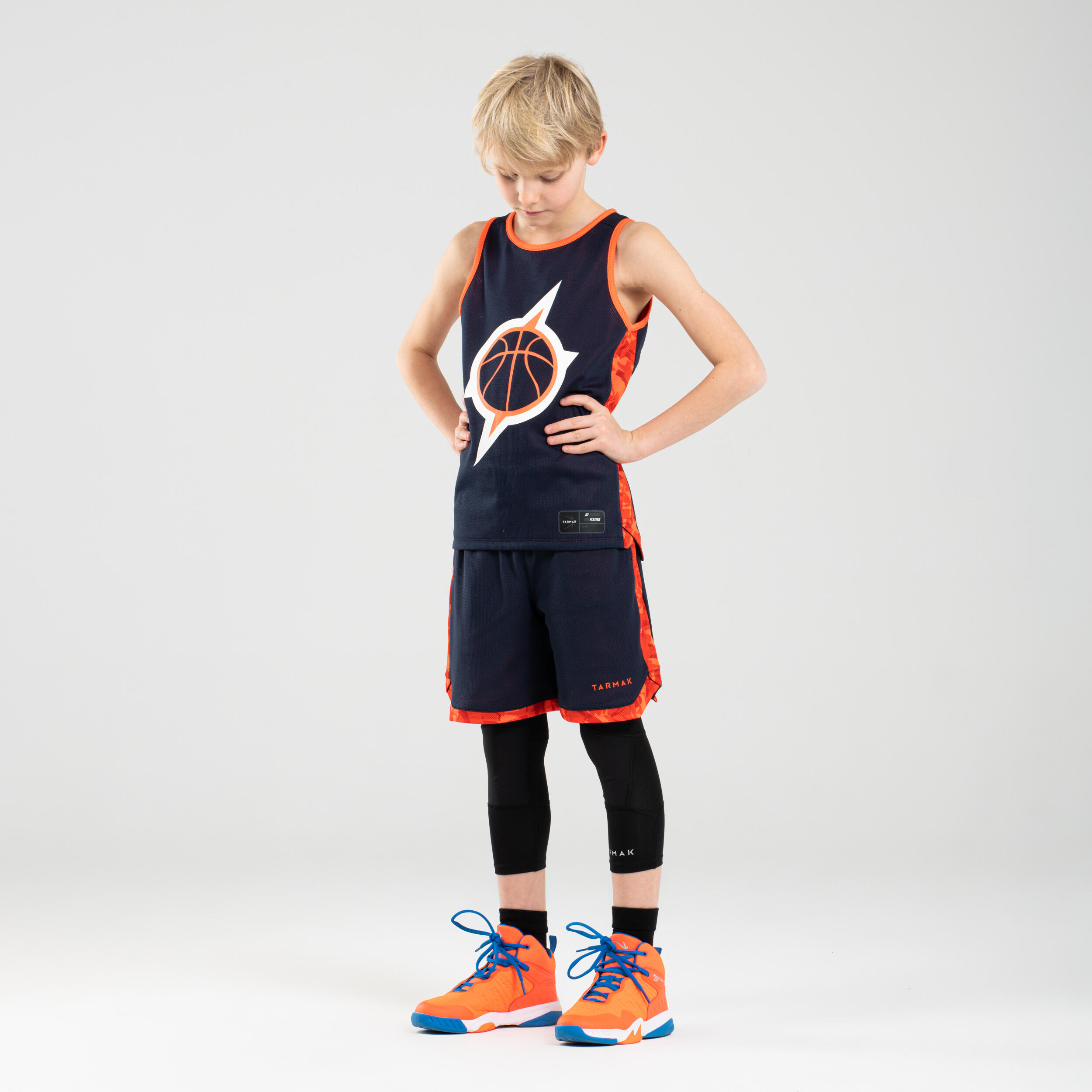 Kids' Intermediate Basketball Shoes SS500H - Red 8/11