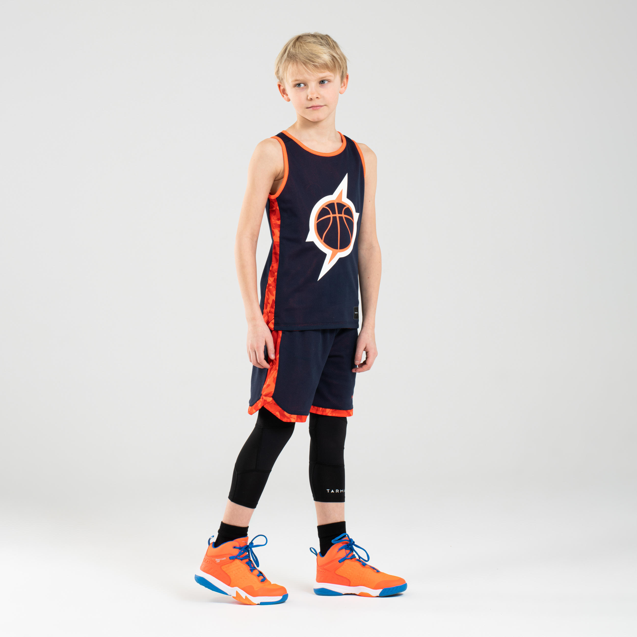 Kids' Intermediate Basketball Shoes SS500H - Red 3/11