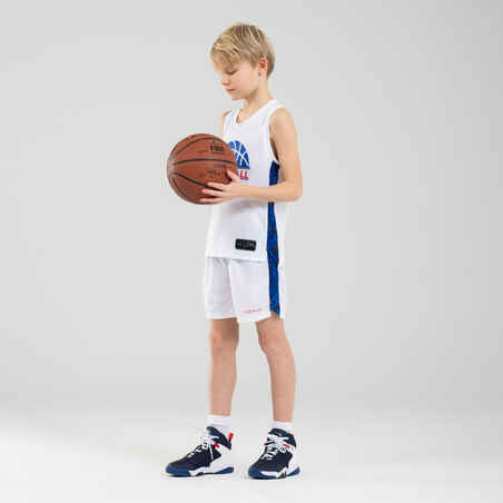 حذاء كرة السلة SS500H للأواد/ البنات متوسطي الداء- أزرق فاتح