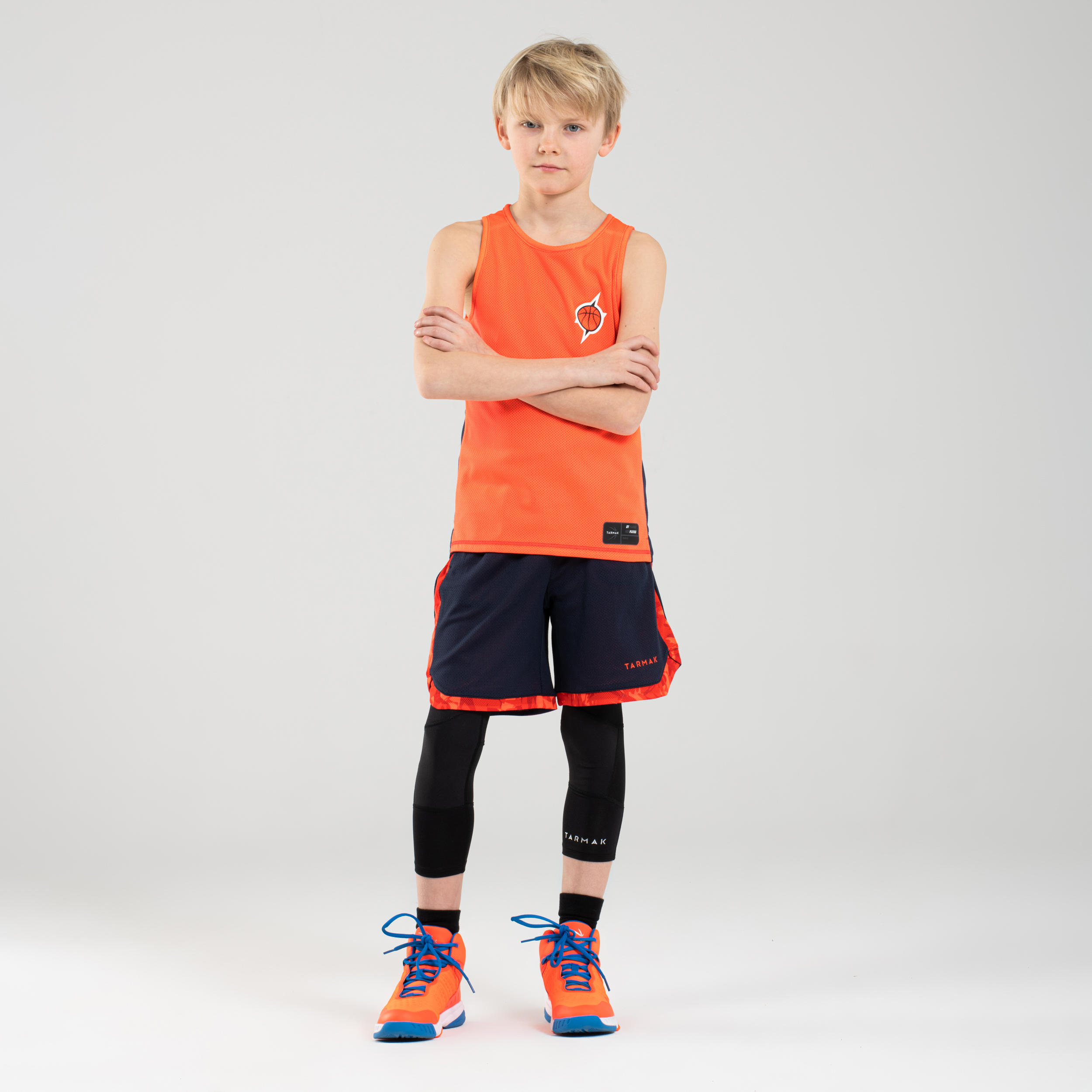 Kids' Intermediate Basketball Shoes SS500H - Red 6/11