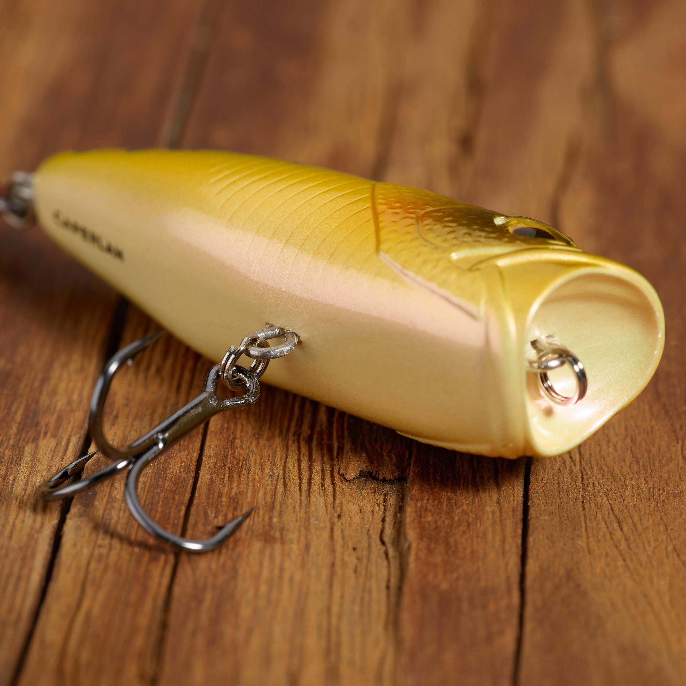 POISSONS NAGEURS POPPER MINNOW CRANKBAIT PÊCHE AUX LEURRES KIT PERCHE 3 PN - CAPERLAN