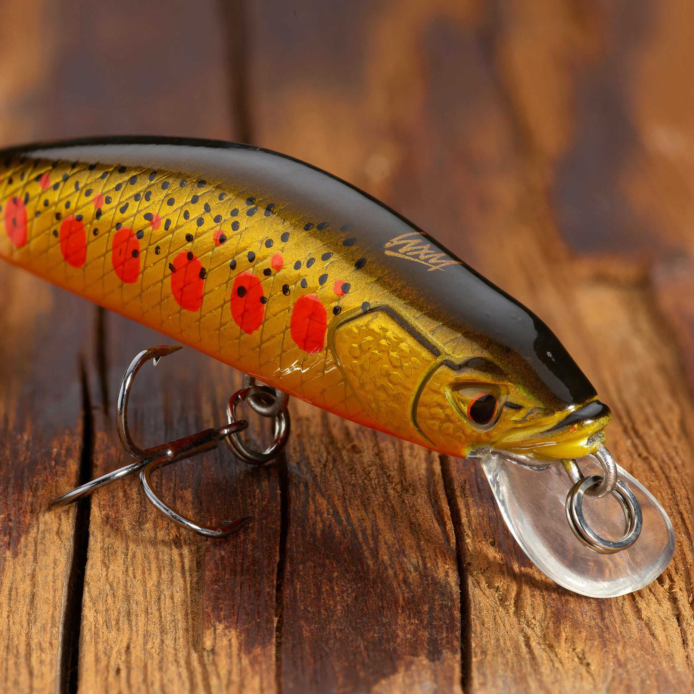 PLUG BAIT TROUT MINNOW LURE FISHING MNWFS 50 US YAMAME ORANGE - CAPERLAN