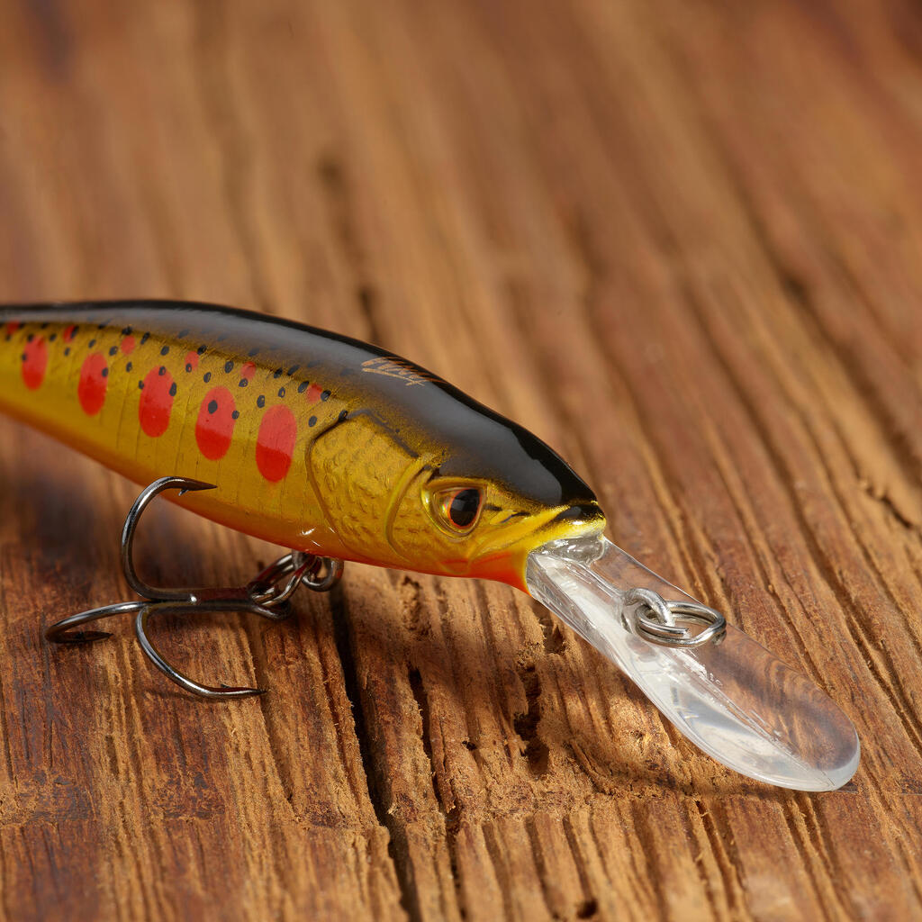 Wobbler Jerkbait / Deep Minnow WXM MNWDD 50 SP blauer Rücken