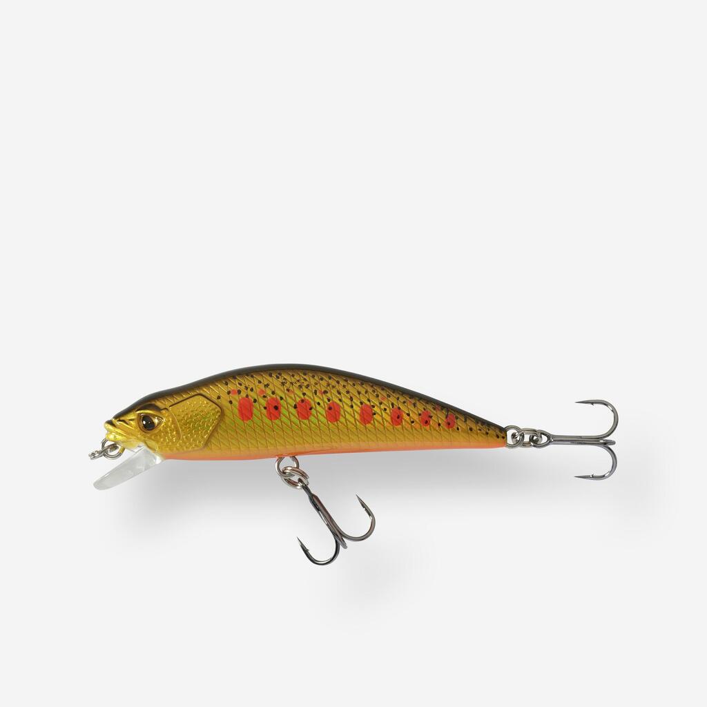 MINNOW HARD LURE FOR TROUT WXM  MNWFS 65 US - GREEN BACK