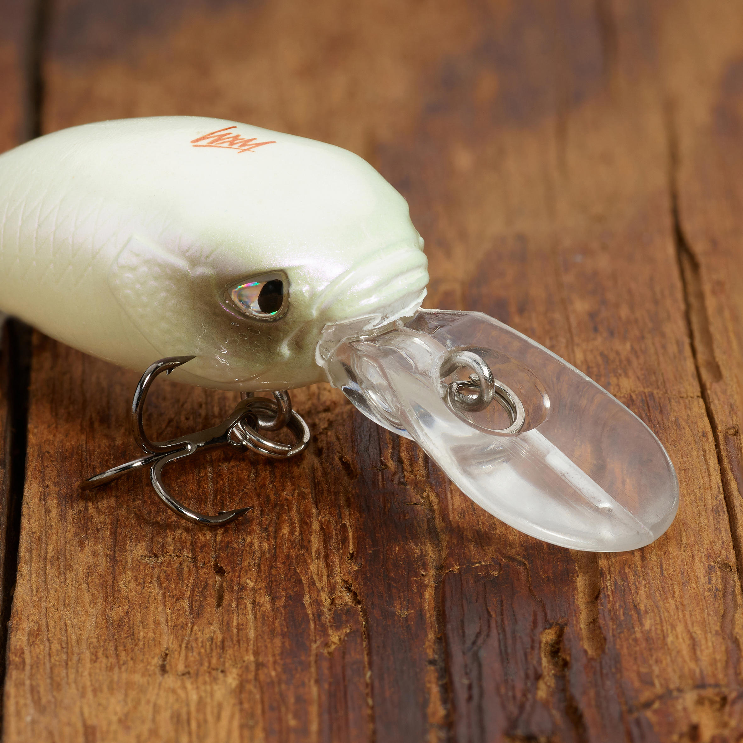 POISSON NAGEUR CRANKBAIT PÊCHE AUX LEURRES CRK 30 F BLANC - CAPERLAN