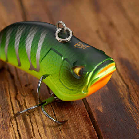 PLUG BAIT LIPLESS FISHING LURE VBN 50 S FIRETIGER