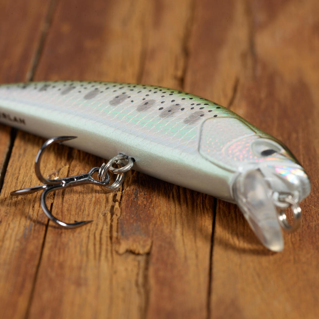 MINNOW HARD LURE FOR TROUT WXM  MNWFS 65 US - GREEN BACK