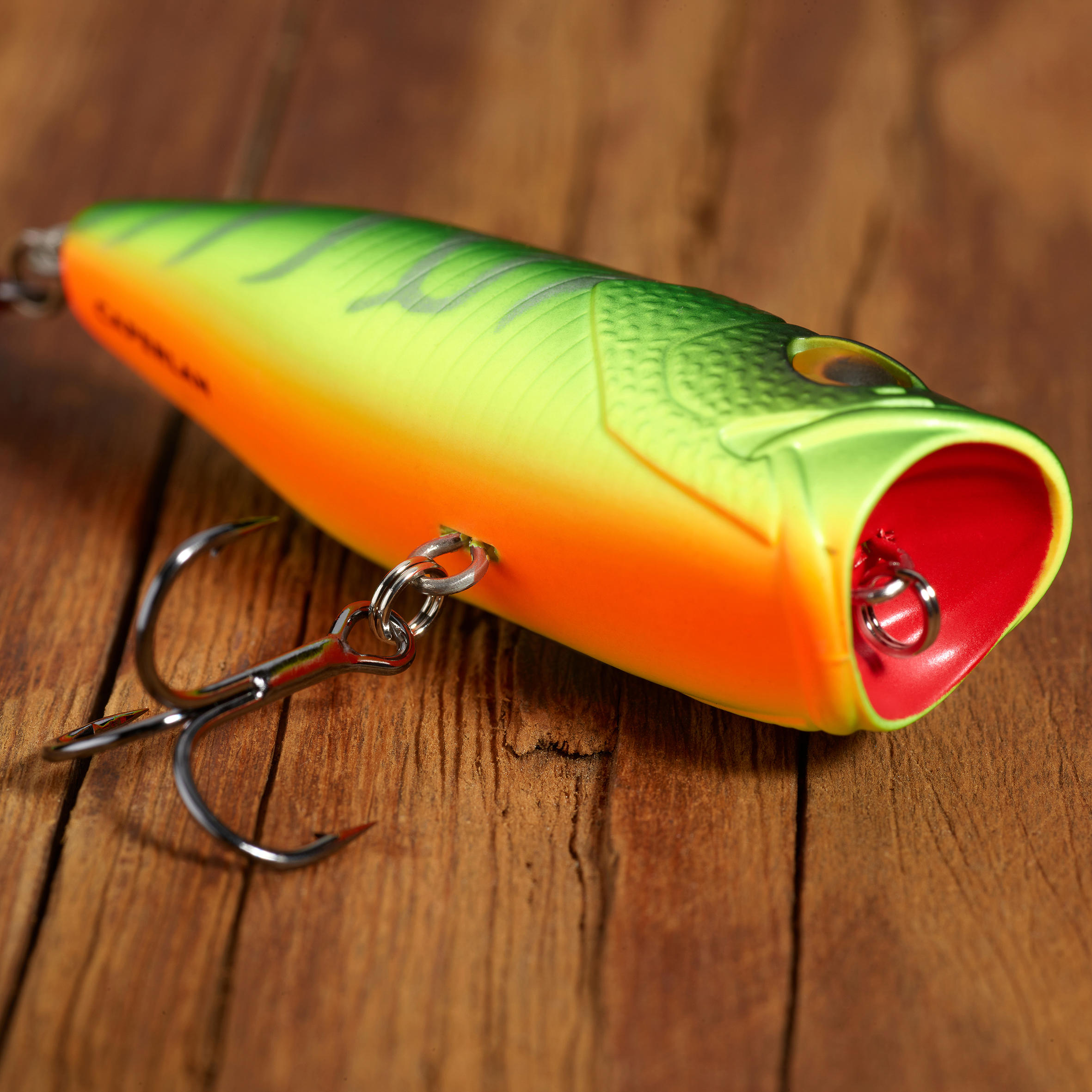PLUG BAIT POPPER LURE FISHING PPR 50 F FIRETIGER - CAPERLAN