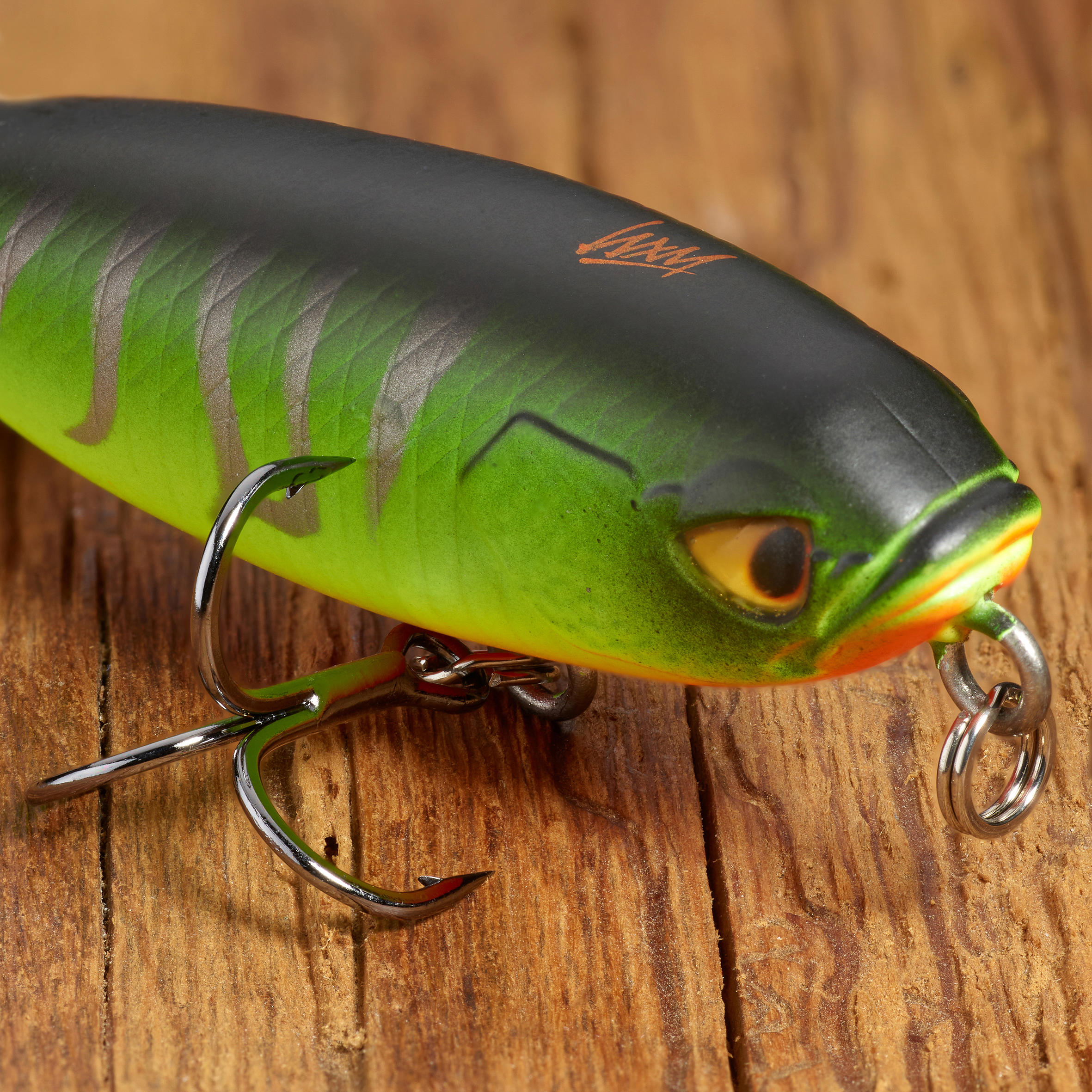 LEURRES SOUPLES PÊCHE AUX LEURRES BOXSB PK - Vert Fluo, Gris Clair