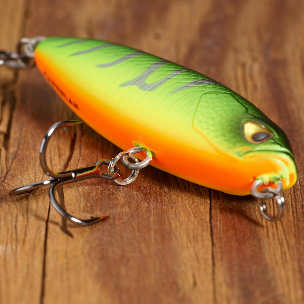 Wobler Stickbait WXM STK 45 F zelený chrbát