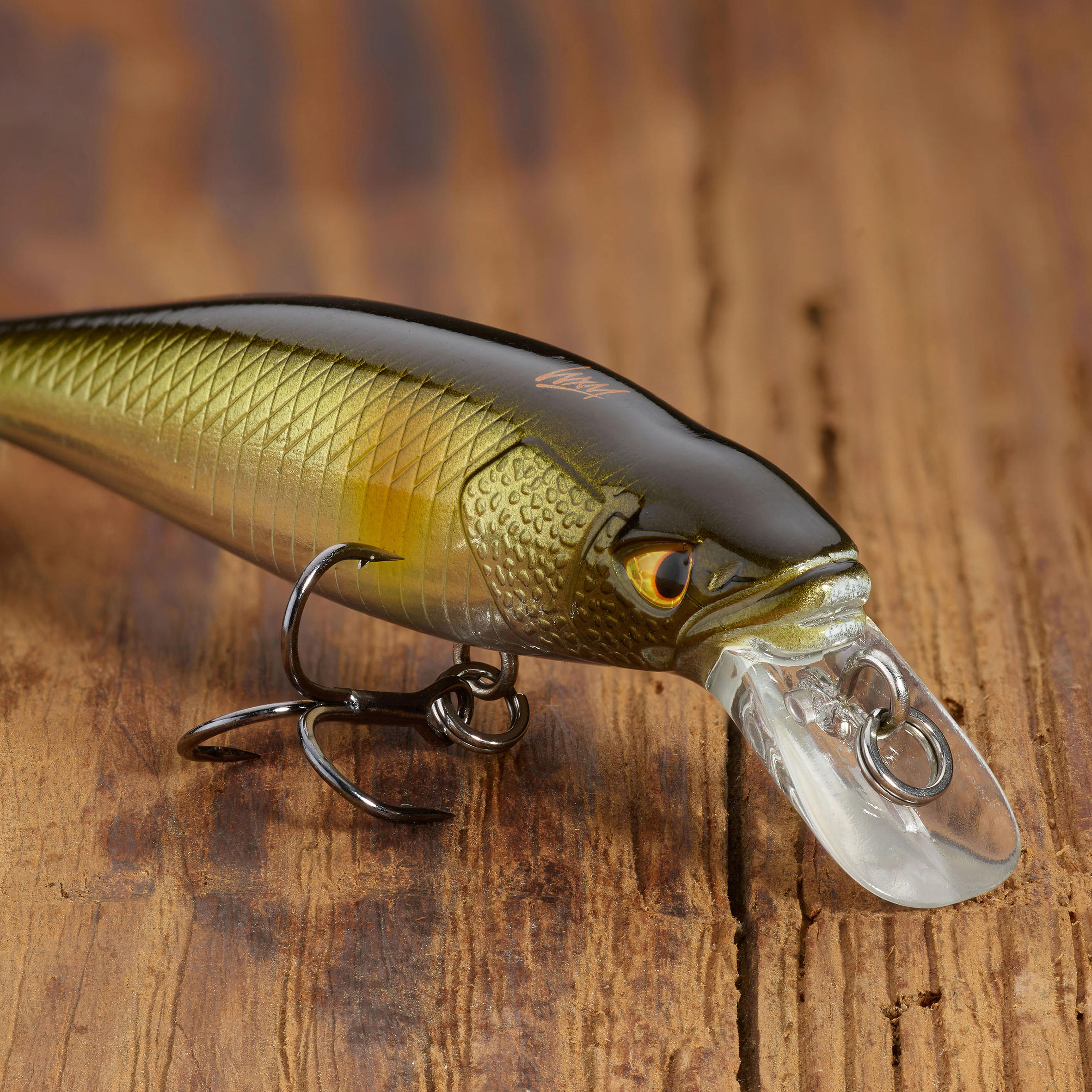 Leurre Vintage Fish On 8 - Nageur à Lèvres Métal - 1.8 Oz - Bois - USA