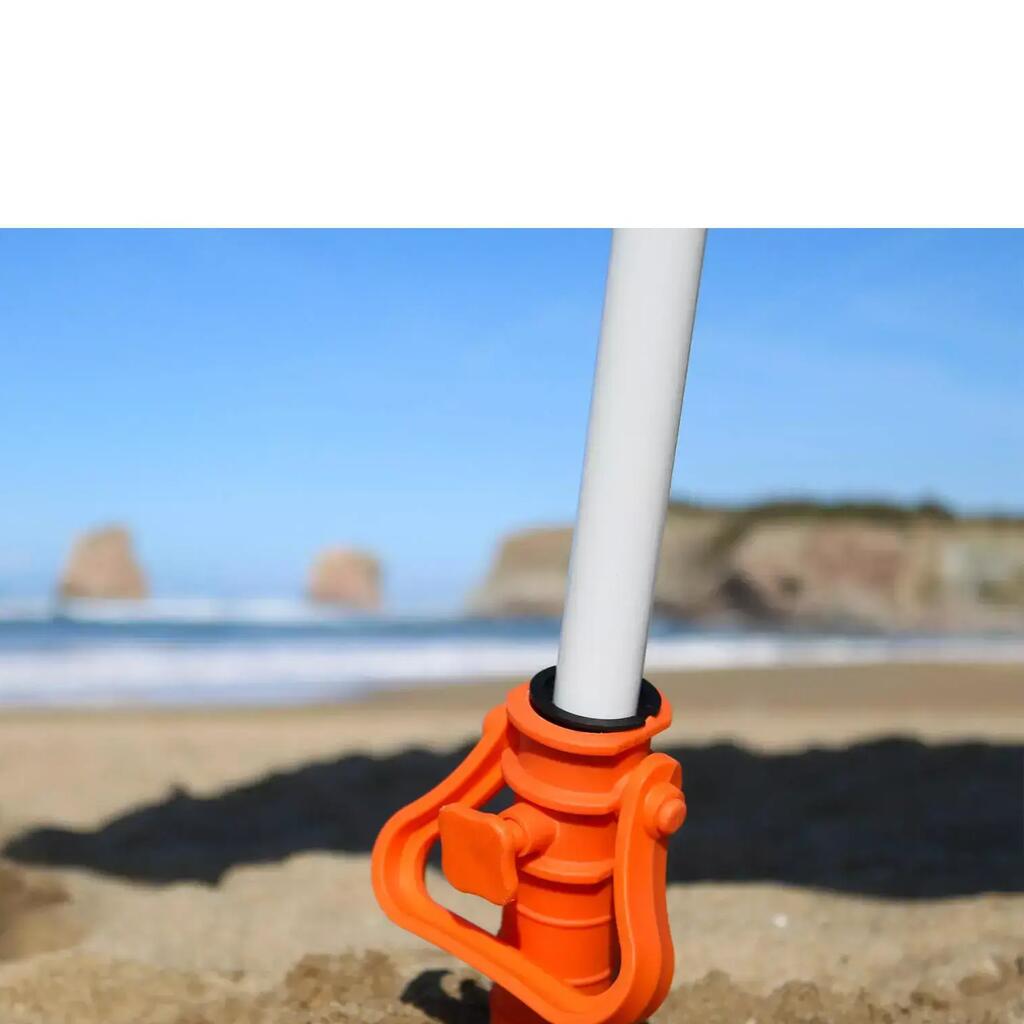 CAROTTE fixation de pied PARASOL PARUV orange