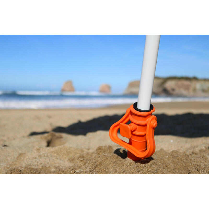 Bodenschraube Befestigung Sonnenschirmfuß Parasol Paruv orange