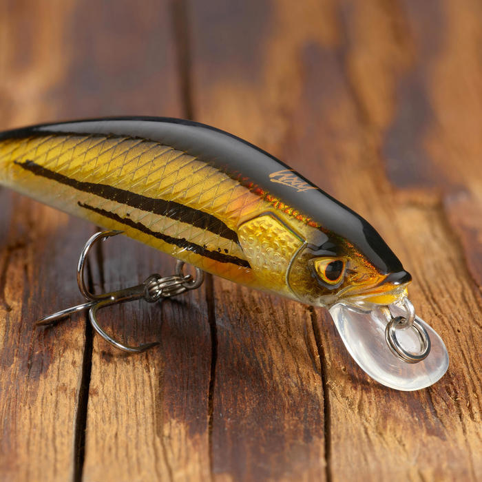 Lot De 3 Leurres Plongeants DR.FISH – Jerkbait Minnow – Profondeur 2 à 4 Mètres – Eau Douce Et Mer