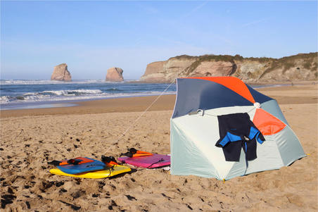 Пляжный зонт Iwiko 180 UPF50+, трехместный