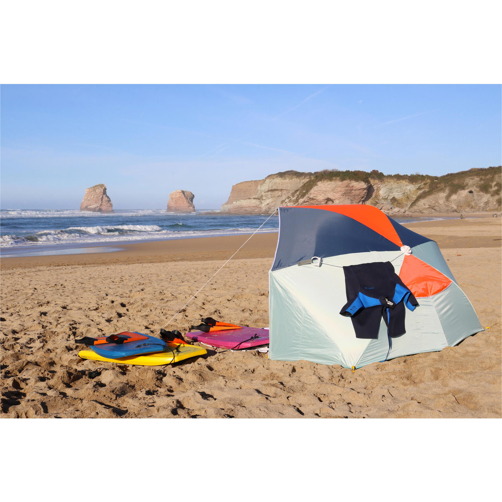 Parasol Sun Shelter 3 Person UPF50 Iwiko 180 Decathlon