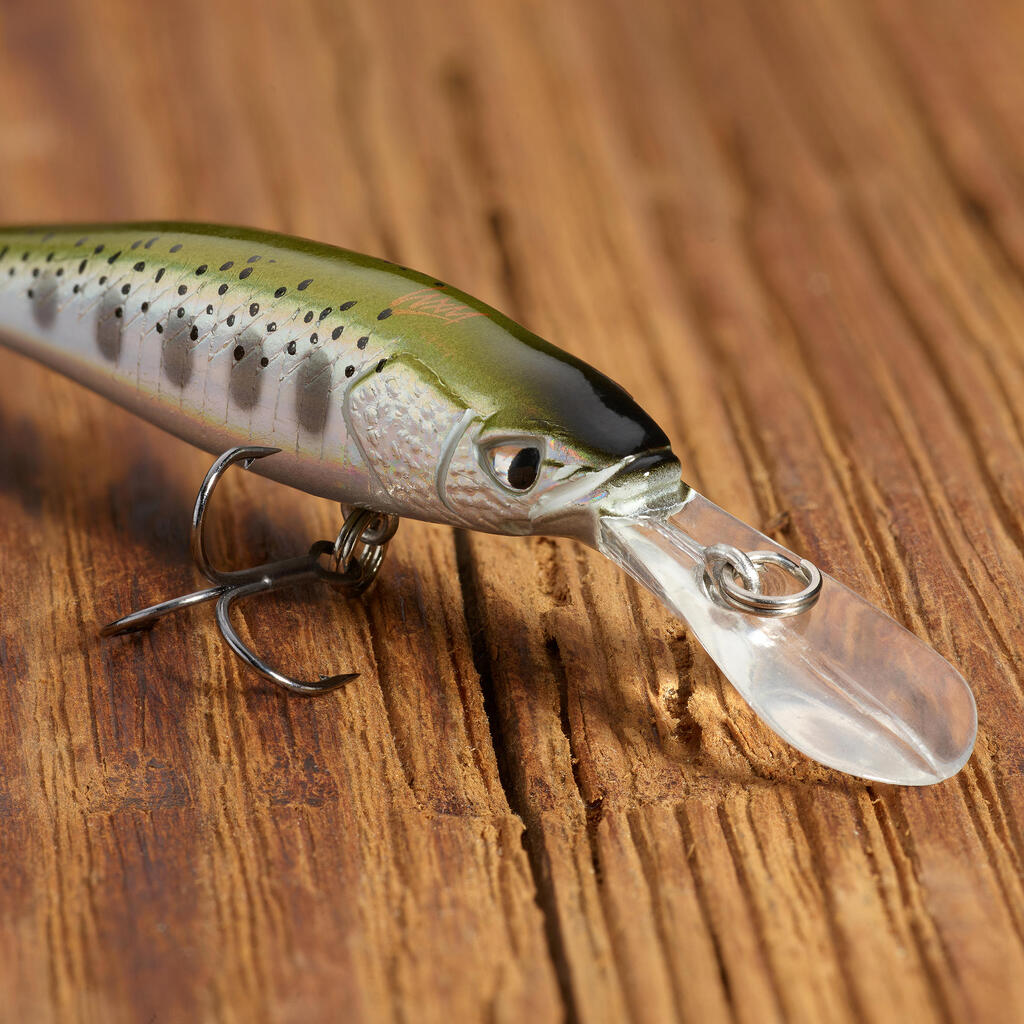 Wobler Jerkbait / Deep Minnow WXM MNWDD 50 SP modrý chrbát