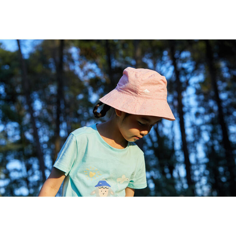 Kids' 2 to 6 Years Hiking Hat MH - pink