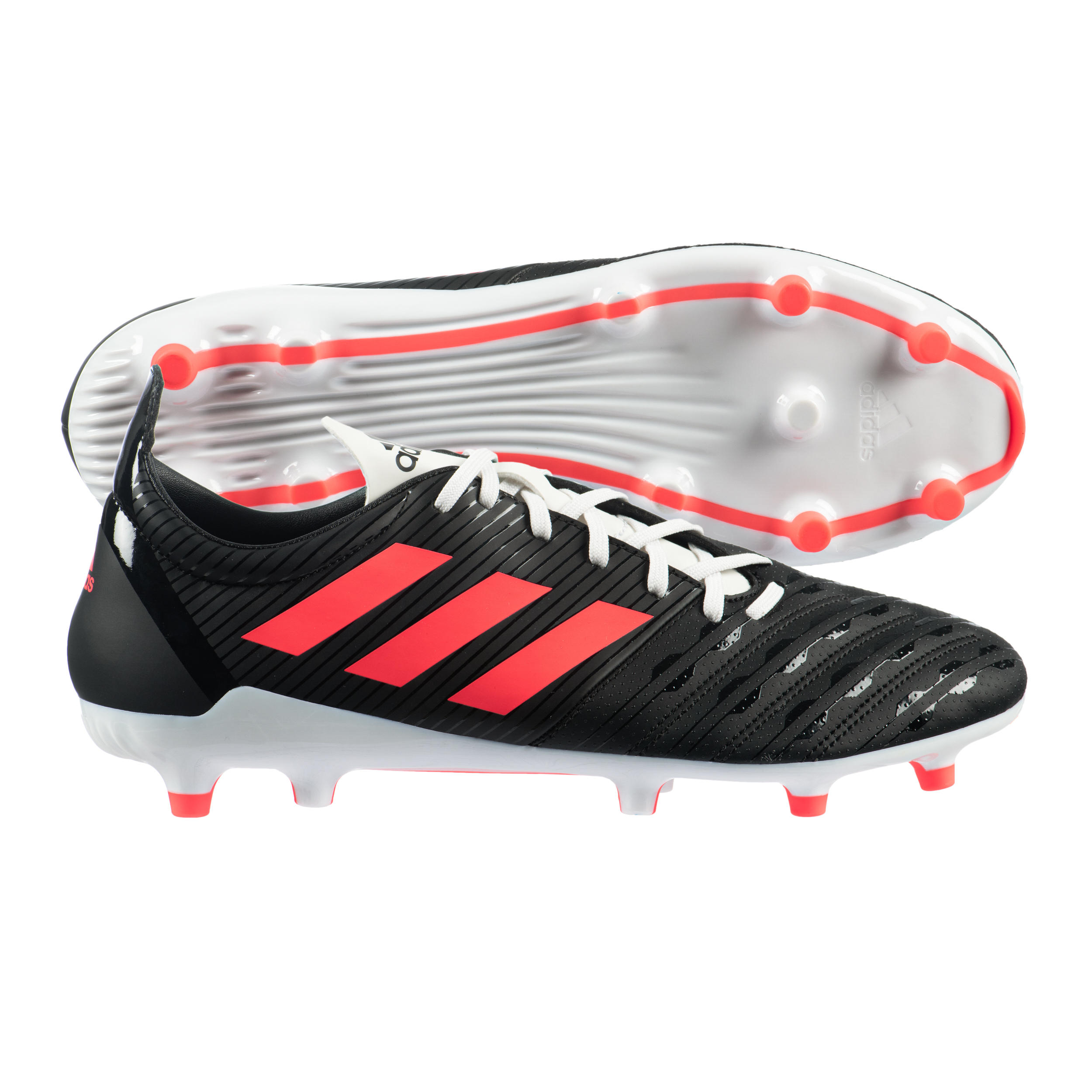 Adult Dry Pitch Moulded Rugby Boots Malice FG - Black 3/7