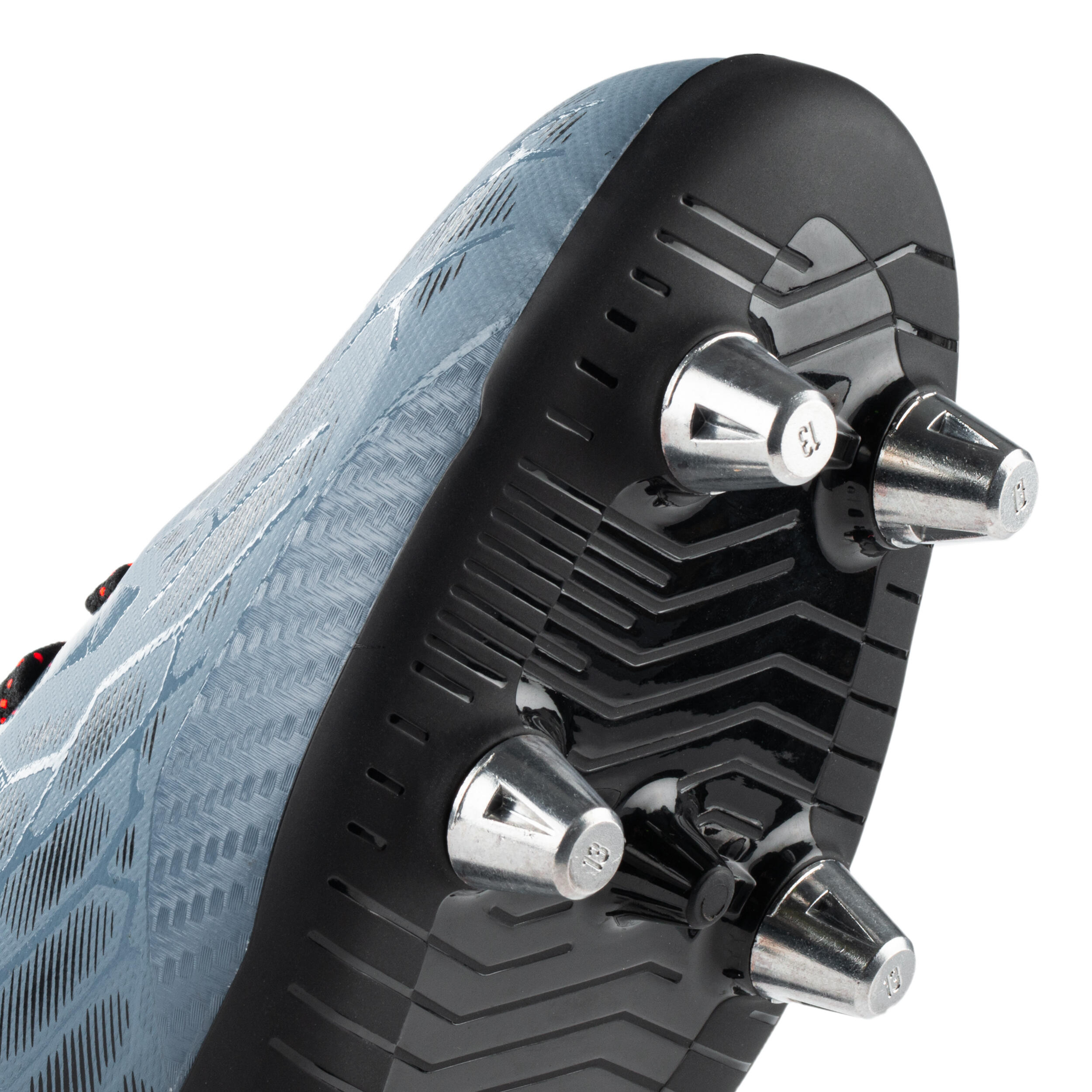 Damen/Herren Rugby Schuhe hybride Stollen - Advance R500 SG grau/orange 7/7