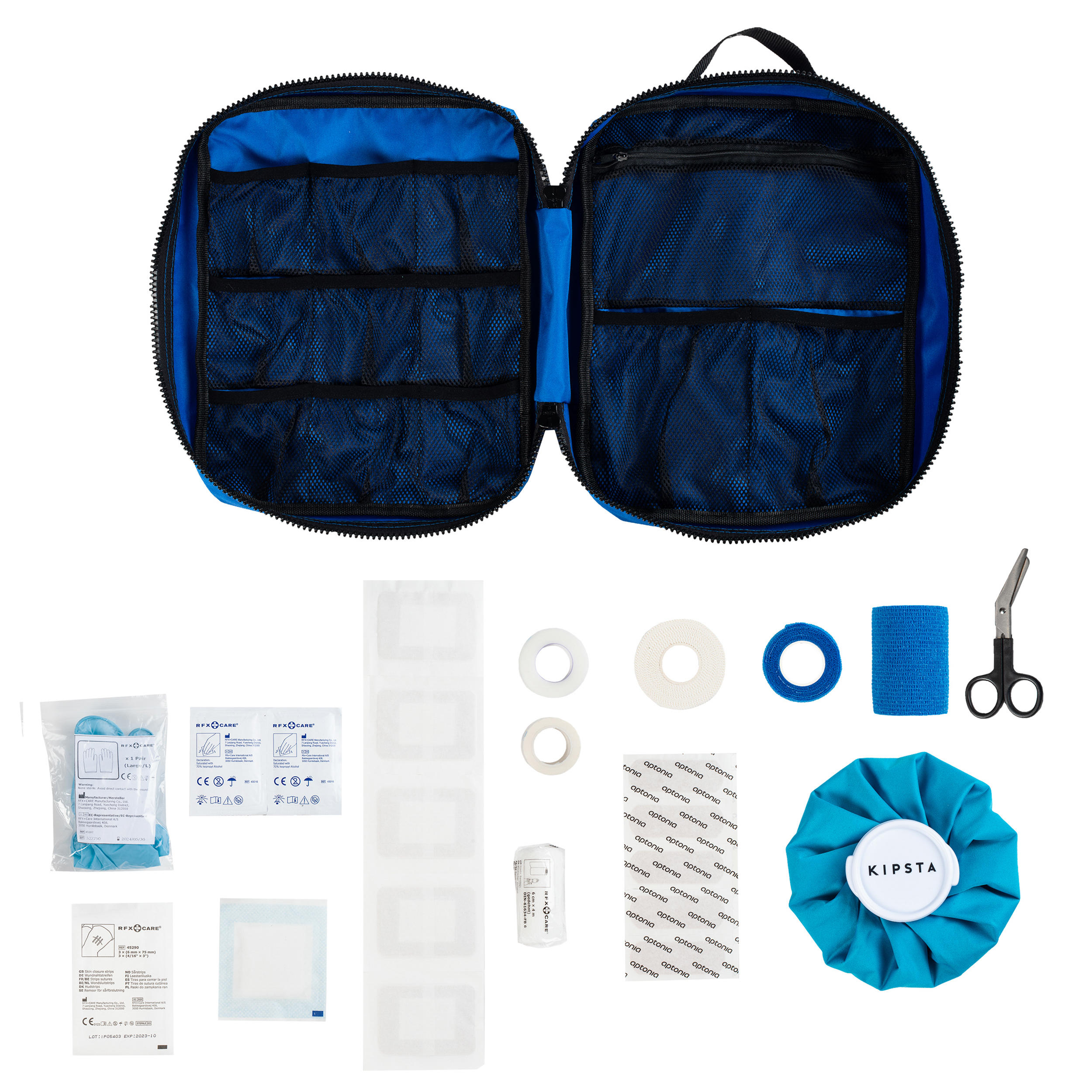 Trousse Pharmacie de soins, de 1ers secours - Cold care kit 64 pieces