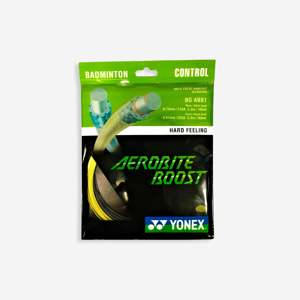 ŽICA ZA BADMINTON AEROBITE BOOST CRNO-ŽUTA