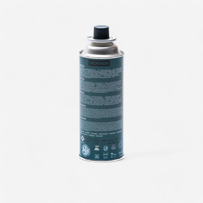Cartucho de gas butano 220 g con válvula, para hornillo de camping