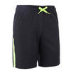 F520 Kids' Football Shorts - Black/Neon Green