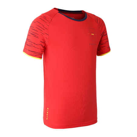 Majica za nogomet FF100 za djecu u bojama Španjolske