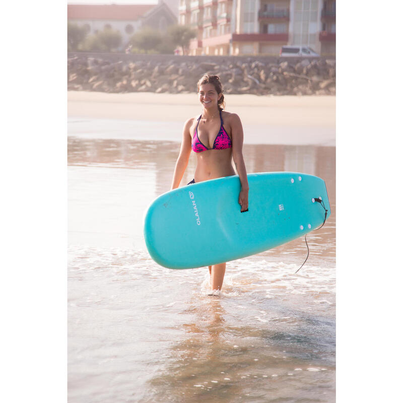 Bikinitop voor surfen Mae Wako triangel met schuifcups