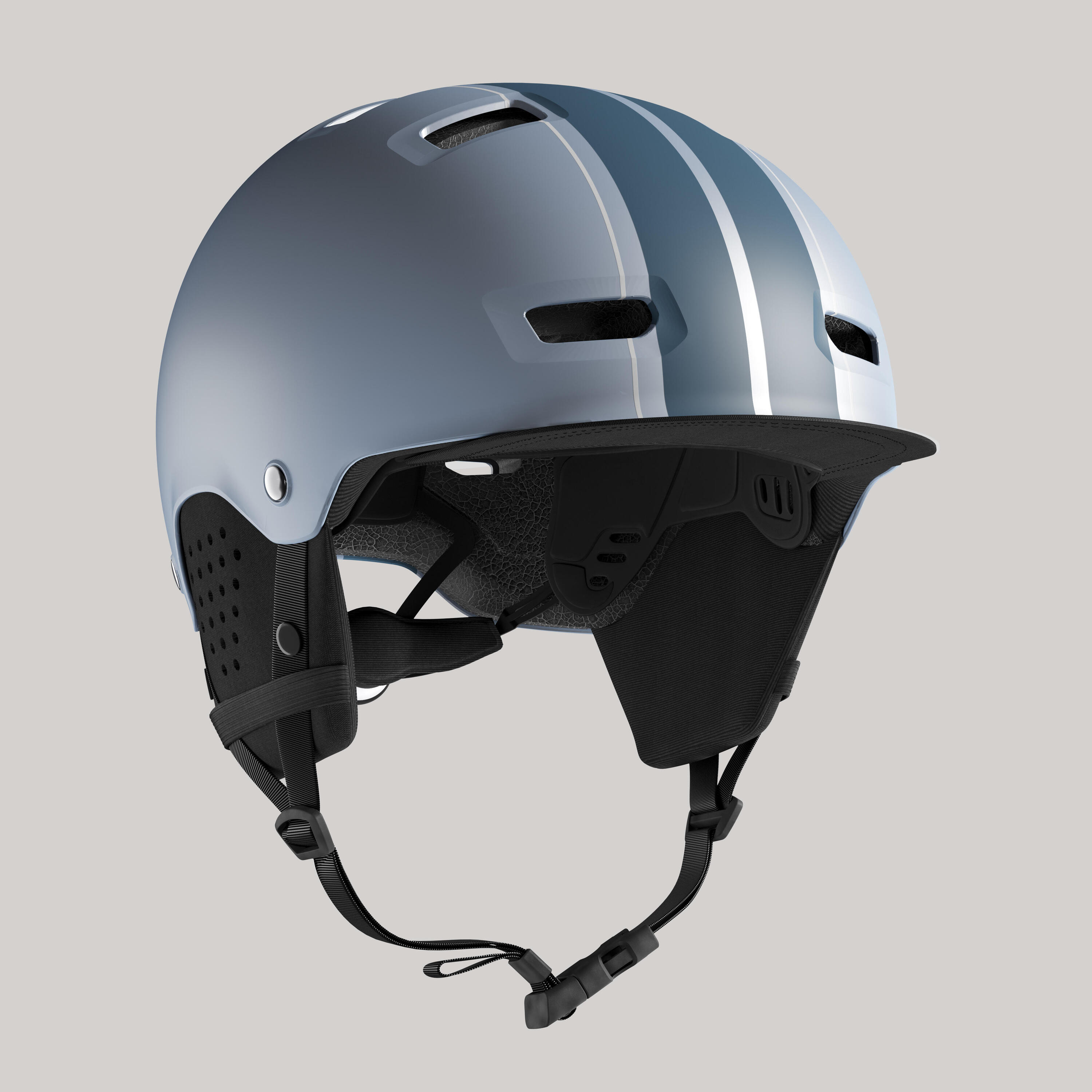 Cycling Bowl City Bike Helmet 500 - Graphic Blue 2/6