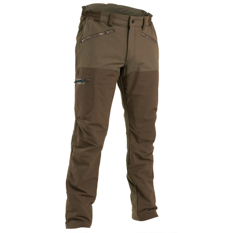 SOLOGNAC Outdoor Pantolon - Avcılık ve Doğa Gözlemi - Kahverengi - Renfort 500 SOLOGNAC Outdoor Pantolon - Avcılık ve Doğa Gözlemi - Kahverengi - Renfort 500