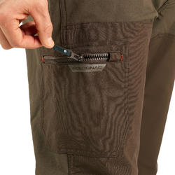 Pantalon Caza Solognac Sgtr 900 Hombre Reforzado Marrón Tiempo Seco SOLOGNAC  | Decathlon